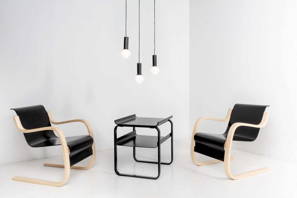 42 Pikku Paimio nojatuoli Artek Alvar Aalto