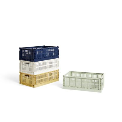 HAY Colour Crate säilytyslaatikko, suuri, luonnonvalkoinen - Image 2