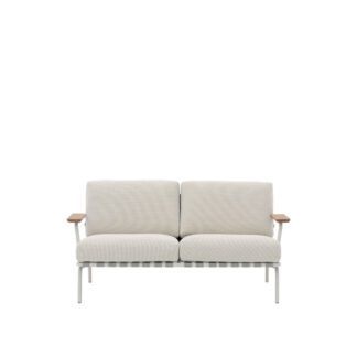 Muuto Settle 2-istuttava ulkosohva, Laze 1 / Harmaa