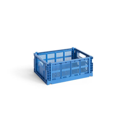 HAY Colour Crate säilytyslaatikko, keskikokoinen, sähkönsininen
