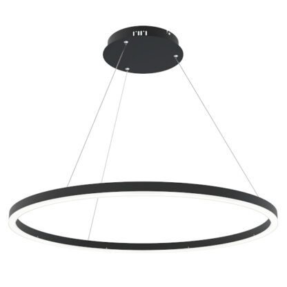 Valaisin Grönlund Layer riippuvalaisin Ø80 cm, matta musta