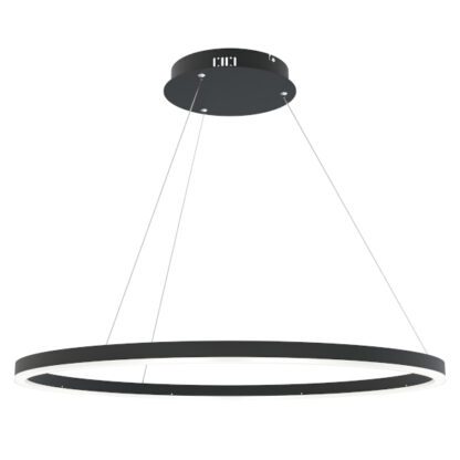 Valaisin Grönlund Layer riippuvalaisin Ø80 cm, matta musta - Image 2