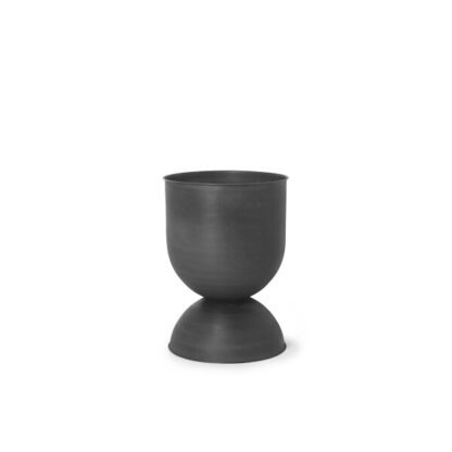 ferm LIVING Hourglass ruukku, keskikokoinen, musta
