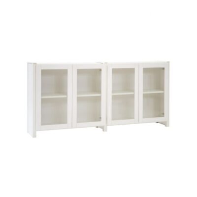 Lundia Classic vitriini, 79x164,5 cm, valkolakattu