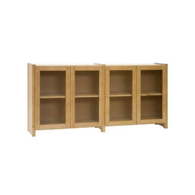 Lundia Classic vitriini, 79x164,5 cm, ruskealakka