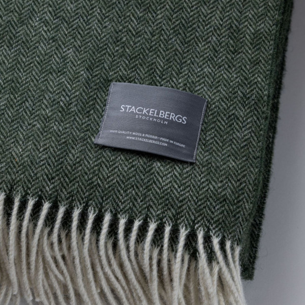 Stackelbergs villa torkkupeitto, vihreä/luonnonvalkoinen - Image 2