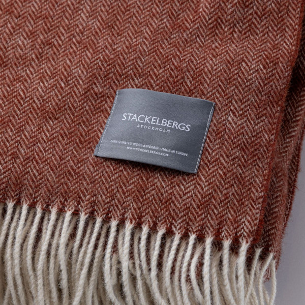 Stackelbergs villa torkkupeitto, tiili/luonnonvalkoinen - Image 2