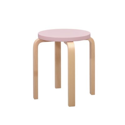 Artek E60 jakkara, vaaleanpunainen