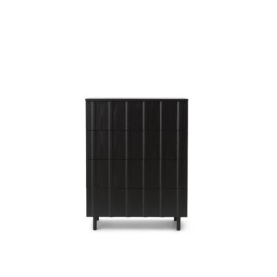 Normann Copenhagen Rip laatikosto, pehmeä musta