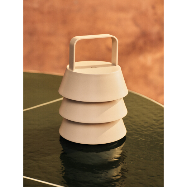ferm LIVING Luver portable pöytävalaisin, cashmere - Image 2