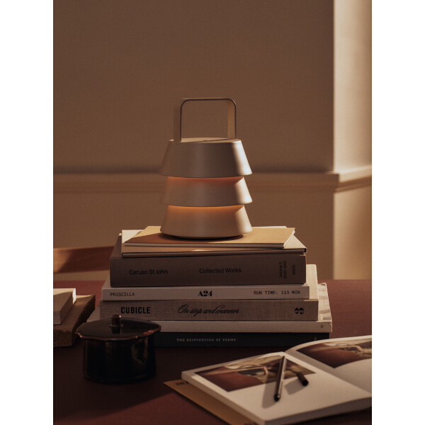ferm LIVING Luver portable pöytävalaisin, cashmere - Image 3