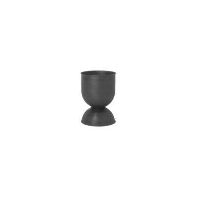 ferm LIVING Hourglass ruukku, pieni, musta