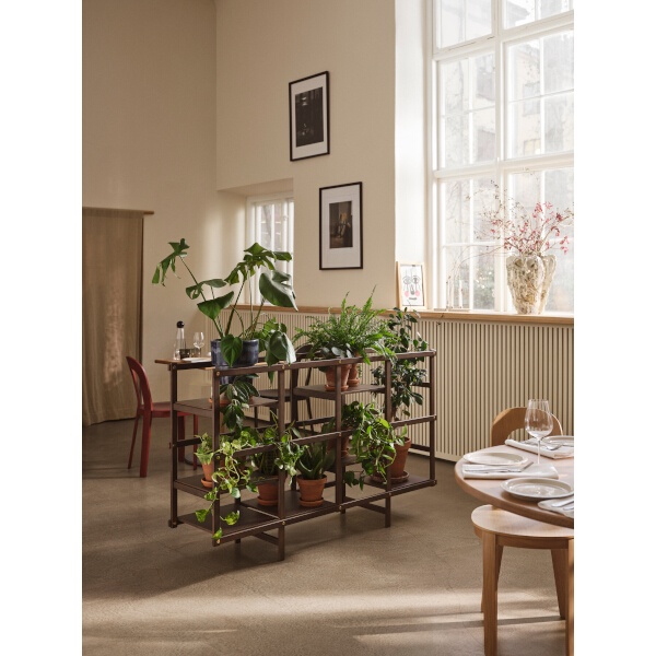 Design House Stockholm Frame hyllykkö, tumma tammi - Image 3