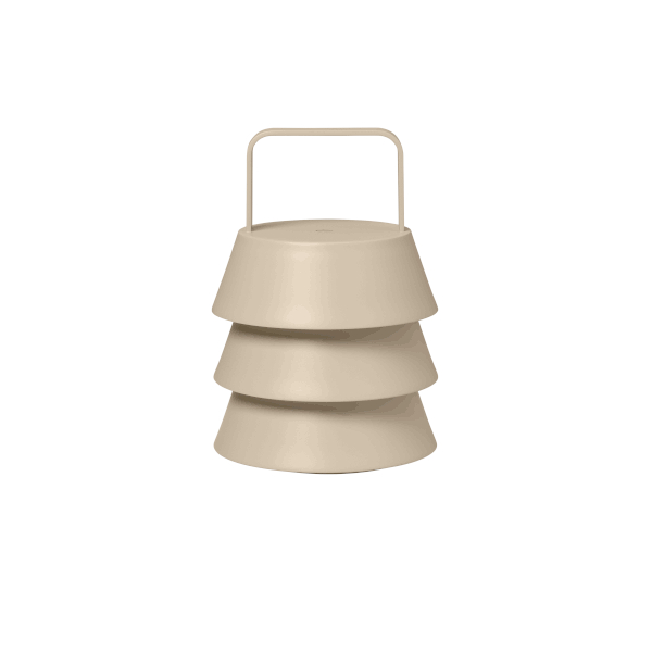 ferm LIVING Luver portable pöytävalaisin, cashmere