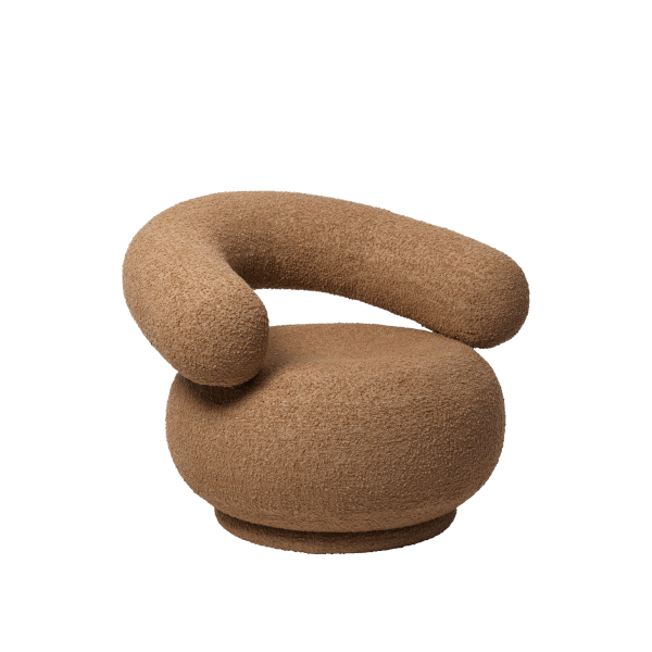 ferm LIVING Orbo nojatuoli, tan - Image 2
