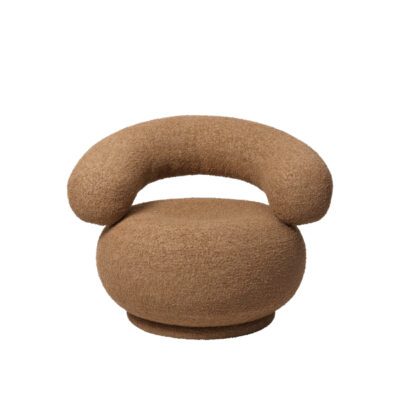 ferm LIVING Orbo nojatuoli, tan