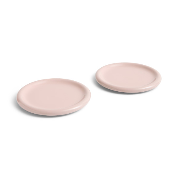 HAY Barro lautanen, Ø24 cm, vaaleanpunainen, 2-pack