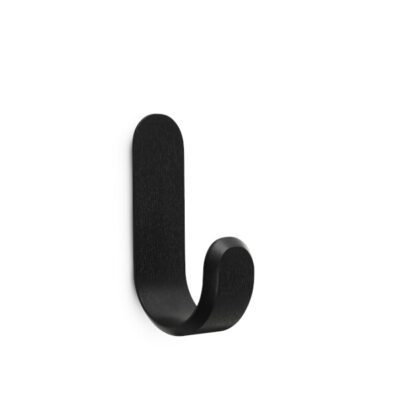 Normann Copenhagen Curve seinäkoukku, musta