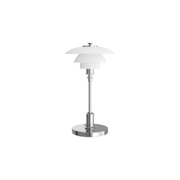 Louis Poulsen PH 1/1 Portable pöytävalaisin, kromi