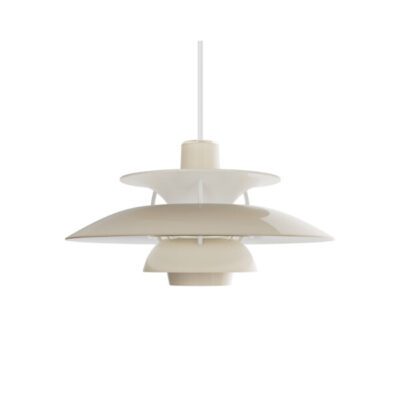 Louis Poulsen PH 5 Opal riippuvalaisin, beige