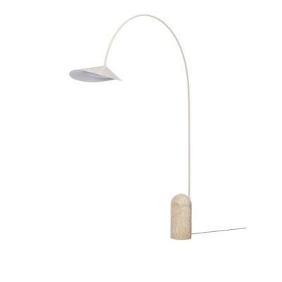 ferm LIVING Arum kaareva lattiavalaisin, cashmere
