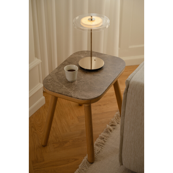 Umage Asteria Glass Move ladattava pöytävalaisin, kiillotettu messinki - Image 2