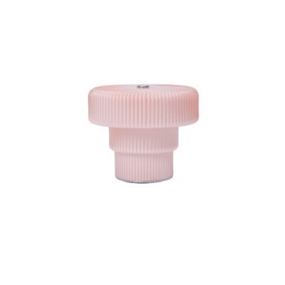 ferm LIVING Ripple Portable pöytävalaisin, pieni, vaaleanpunainen